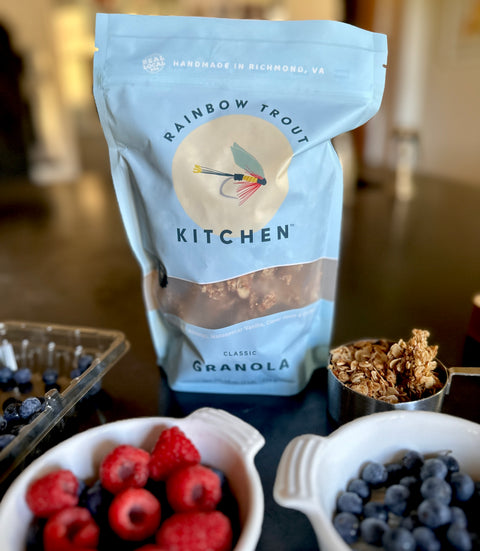 Warm Granola Crumble and Fresh Berries Recipe