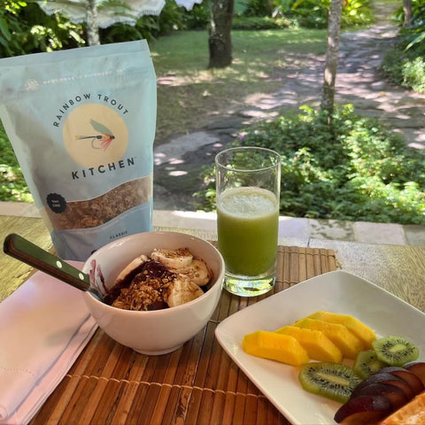 Boost Your Morning: Acai Bowl with Rainbow Trout Kitchen Granola