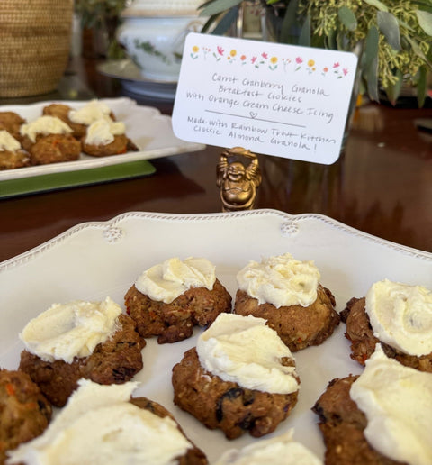 Carrot Cranberry Breakfast Cookies ... with Icing! 🍪