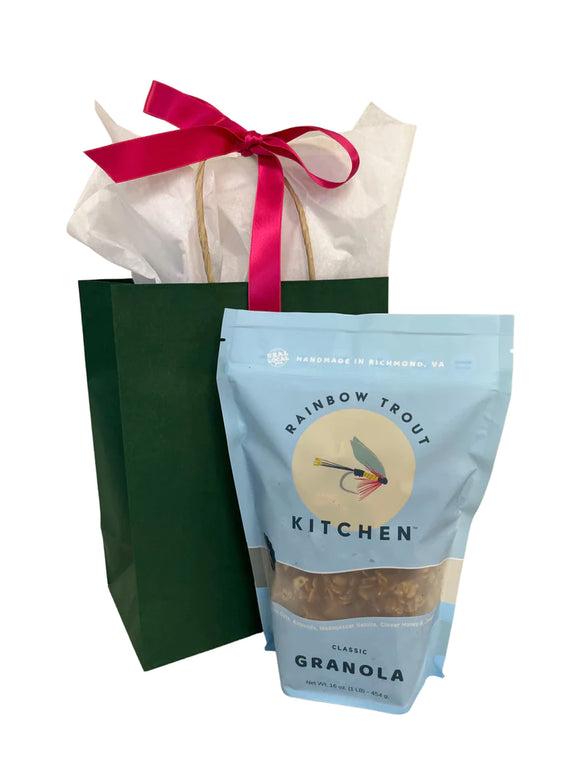 Rainbow Trout Kitchen Granola - 1 pound with gift bag