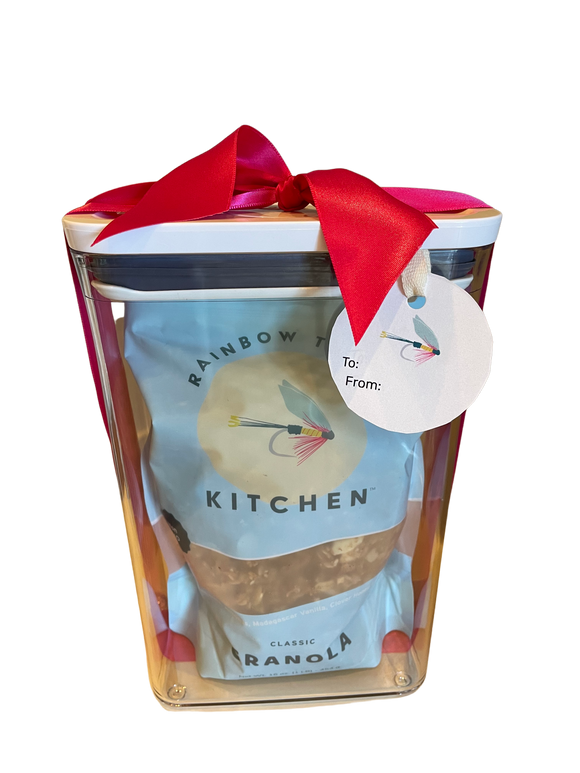 Rainbow Trout Kitchen Granola Container Gift